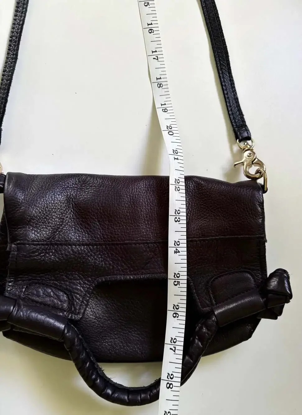 Foley + Corinna Disco City Black Leather Mini Crossbody Bag